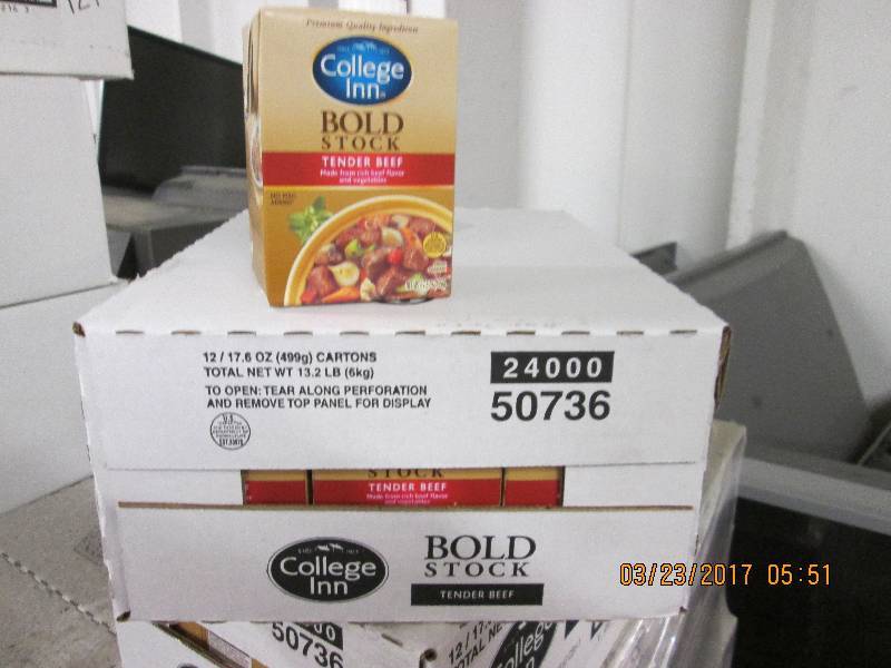2 cases of college inn bold tender ...