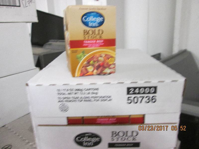 2 cases of college inn bold tender ...