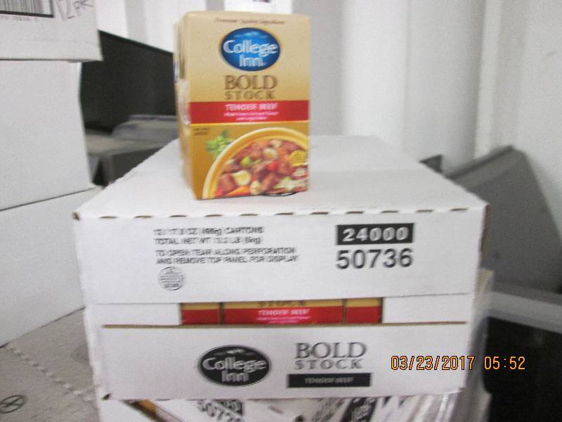 2 cases of college inn bold tender ...