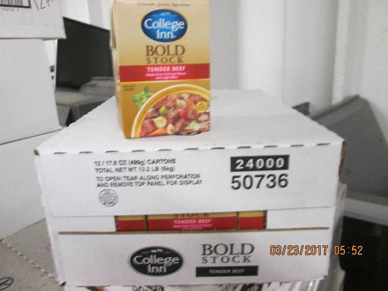 2 cases of college inn bold tender ...