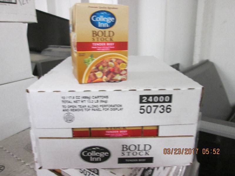 2 cases of college inn bold tender ...