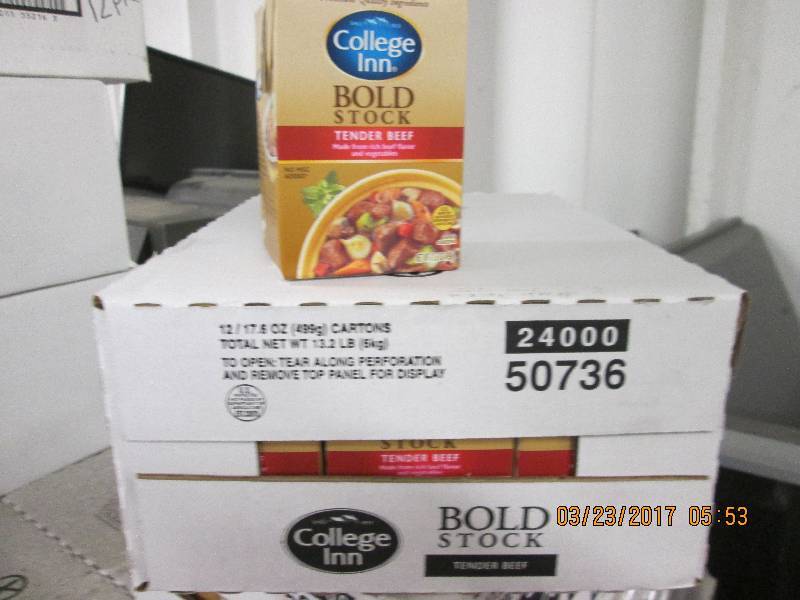 2 cases of college inn bold tender ...