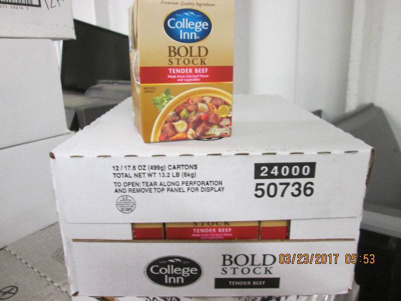 2 cases of college inn bold tender ...