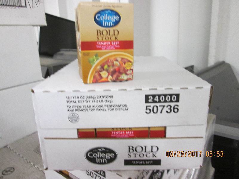 2 cases of college inn bold tender ...