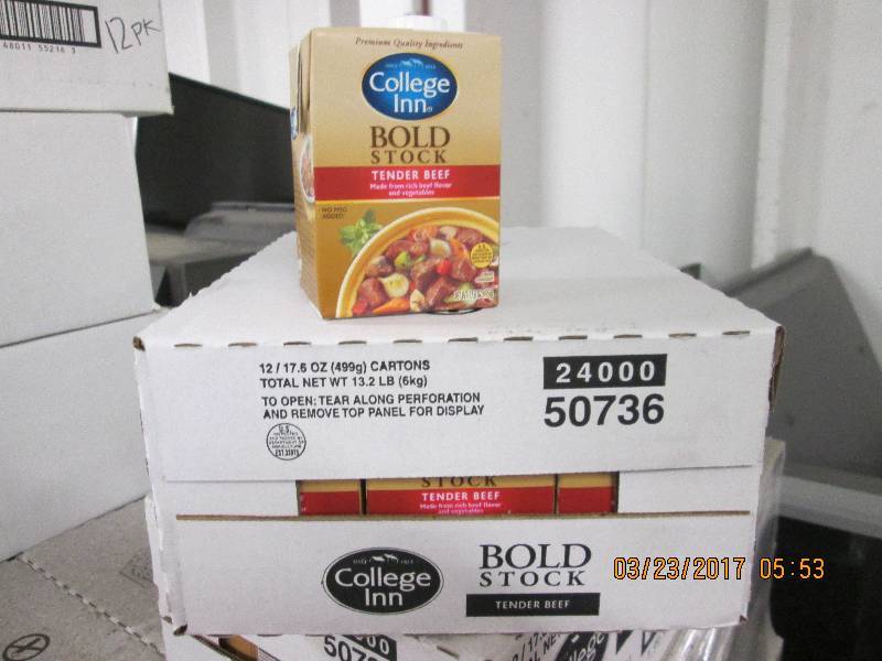2 cases of college inn bold tender ...