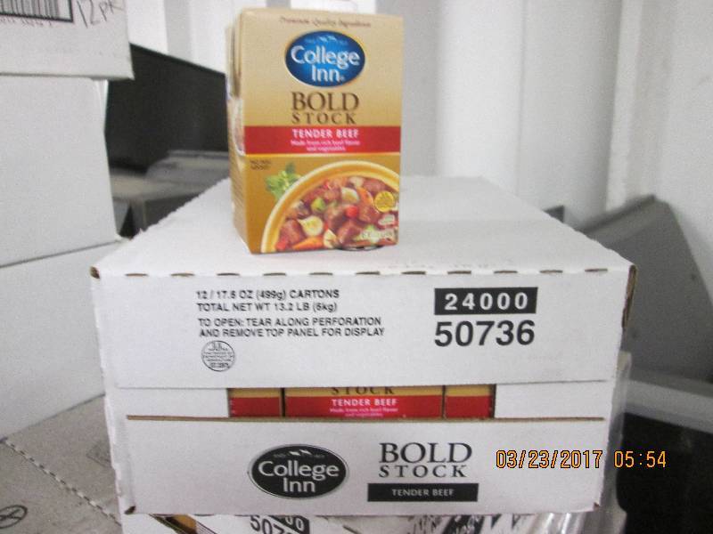 2 cases of college inn bold tender ...