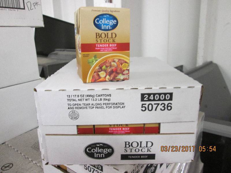 2 cases of college inn bold tender ...
