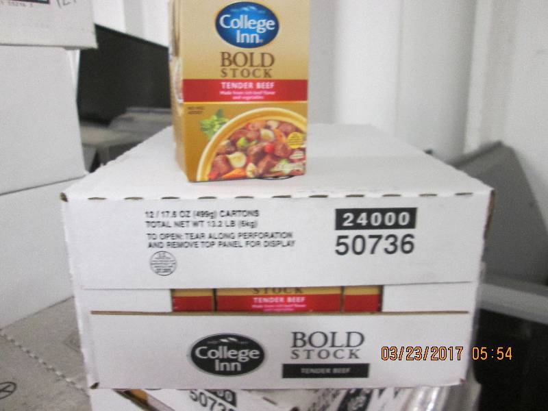 2 cases of college inn bold tender ...