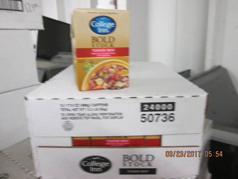 2 cases of college inn bold tender ...