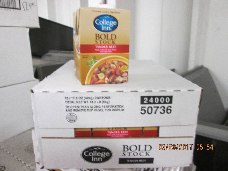 2 cases of college inn bold tender ...