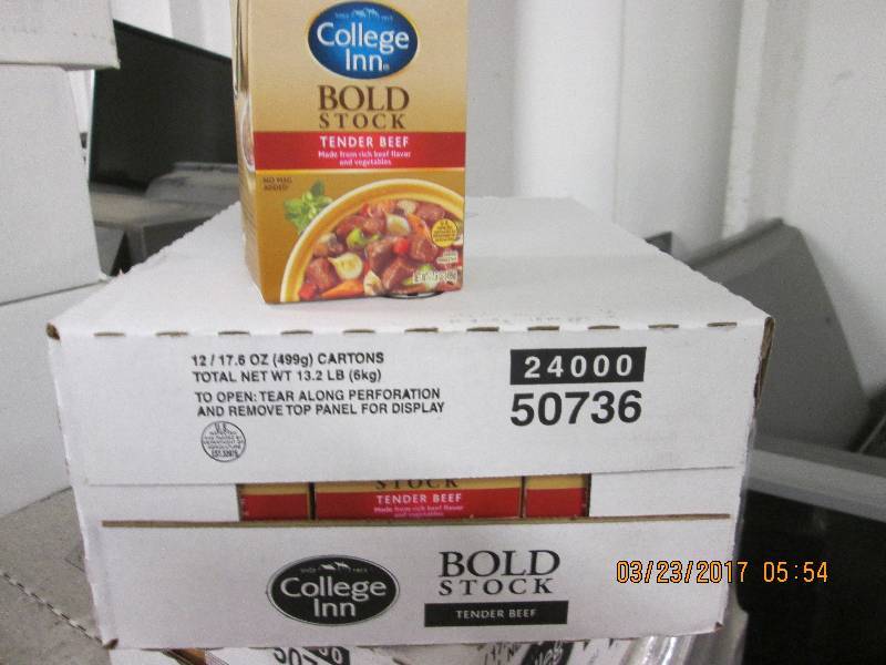 2 cases of college inn bold tender ...