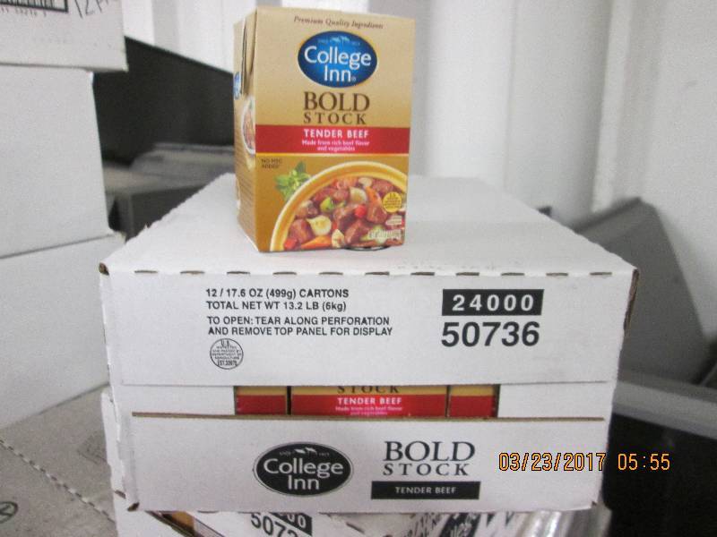 2 cases of college inn bold tender ...