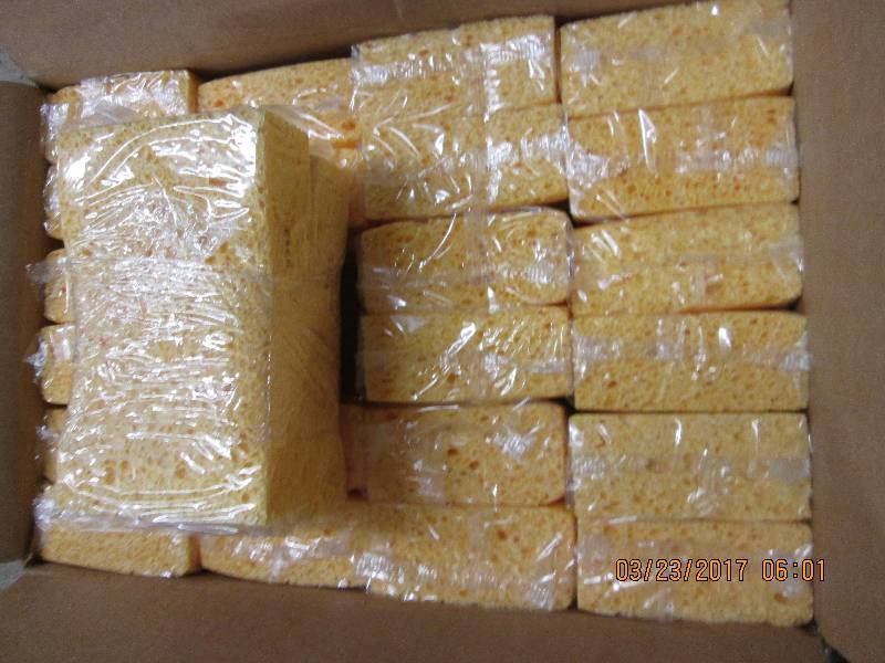 1 case of premiere cellulose sponge...