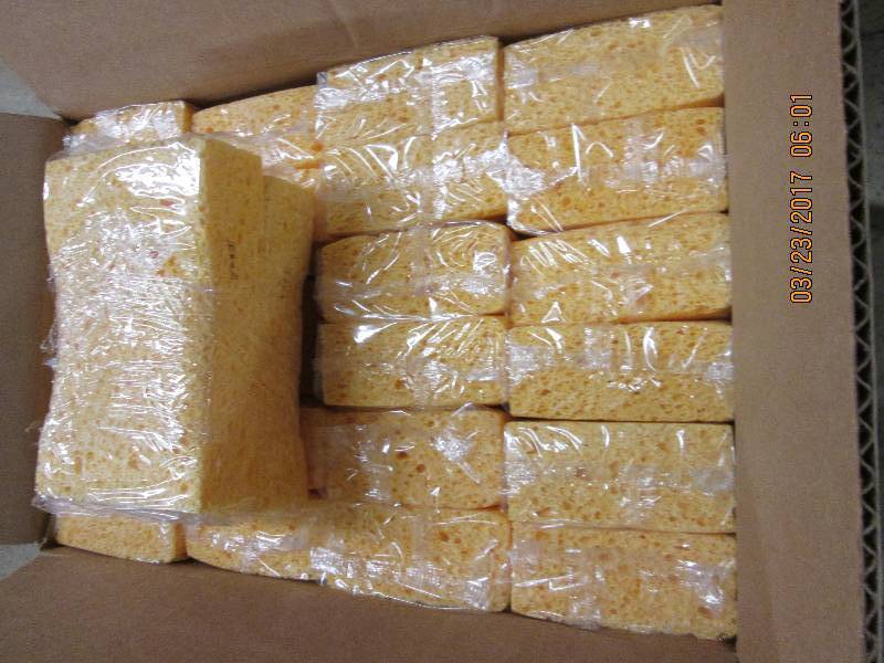 1 case of premiere cellulose sponge...