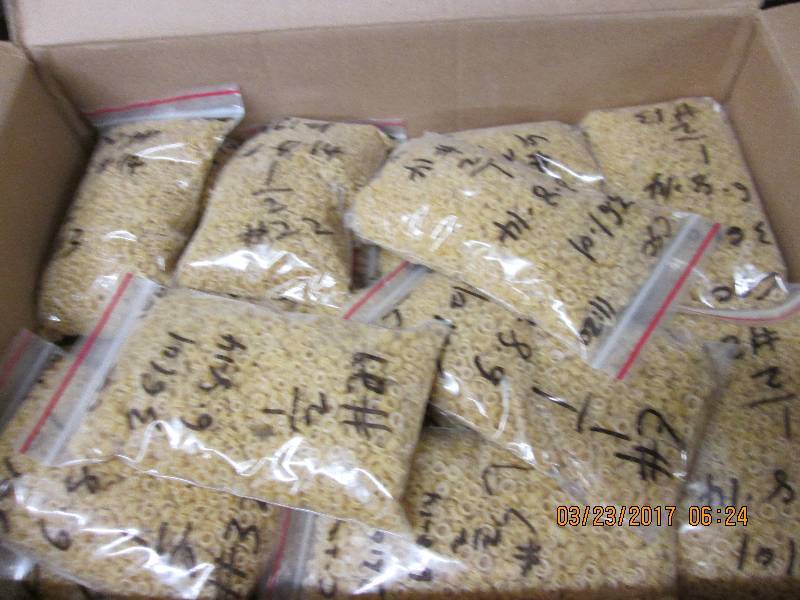1 case of small round noodles date ...