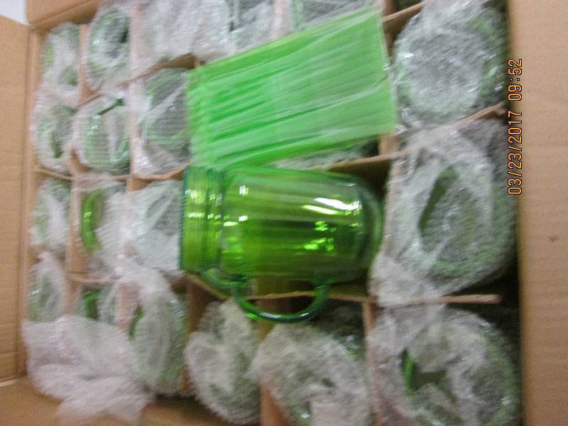 1 case of mason jar tumblers with s...
