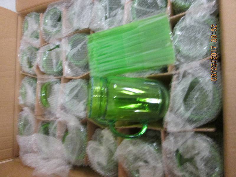 1 case of mason jar tumblers with s...