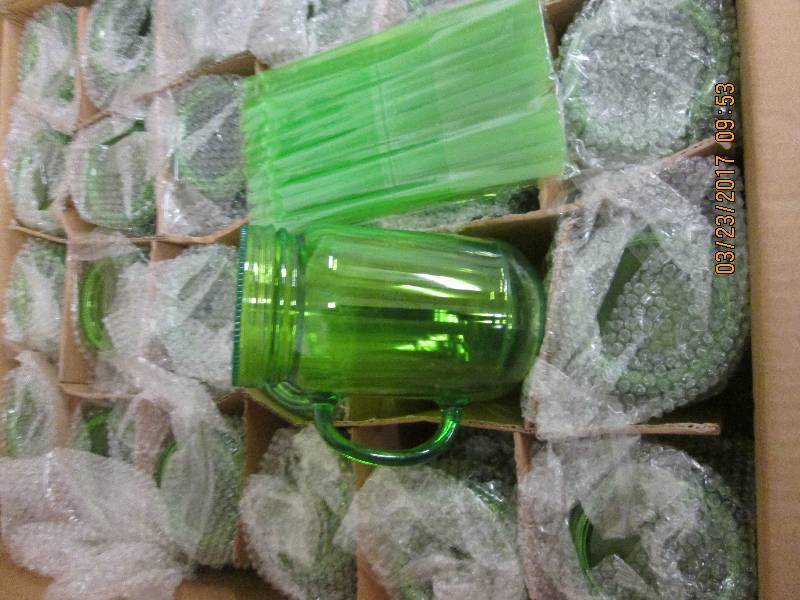 1 case of mason jar tumblers with s...