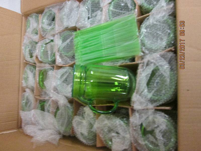 1 case of mason jar tumblers with s...