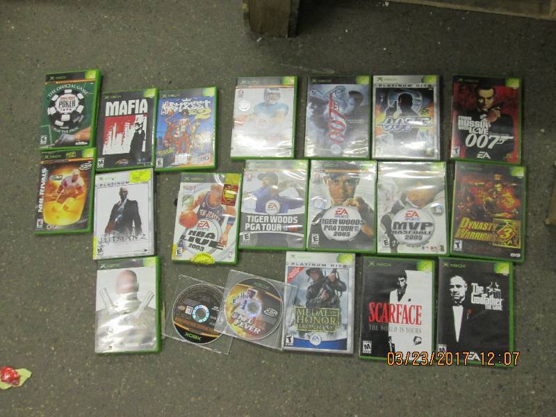 gaming lot 20 x box games a xbox wi...