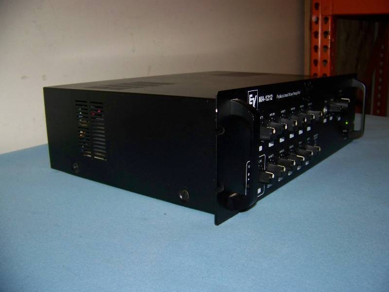 lot 101 image: Electro-Voice (EV), Professional, 12-Input, Mixer  Amplifier  Amp