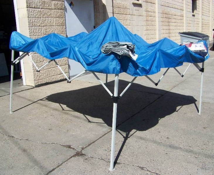 lot 142 image: HFT, 10x10, Pop-Up Canopy  Party Tent with Wind Curtain