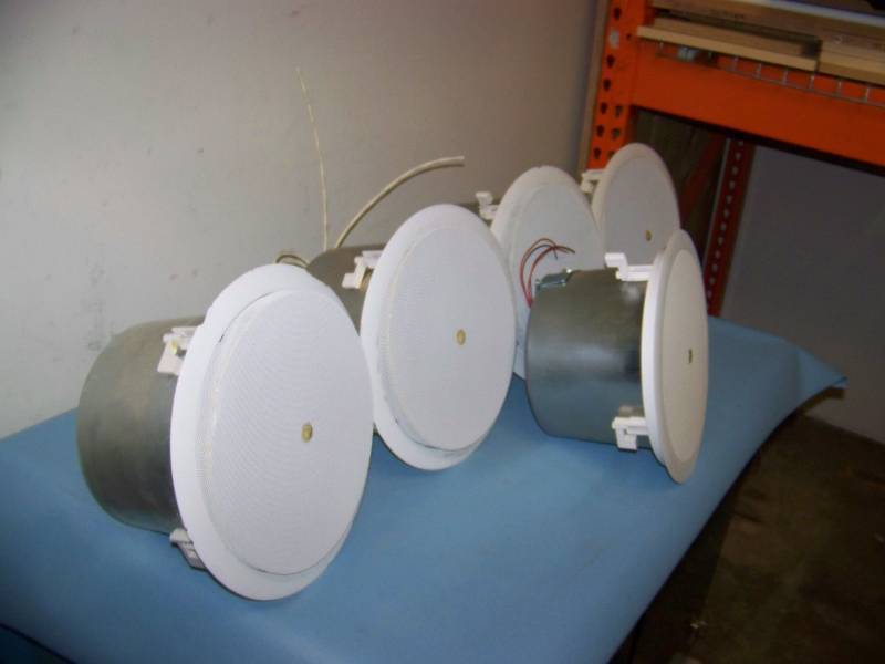 lot 56 image: (5) Atlas Sound, FAP62T, In-Ceiling Speakers