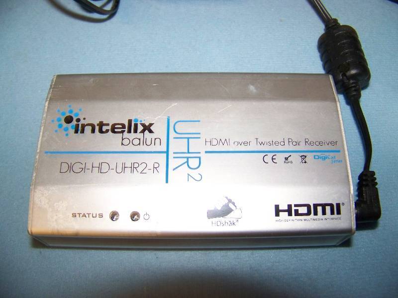 lot 109 image: (2) intelix balun, UHR2, HDMI over Twisted Pair Receivers