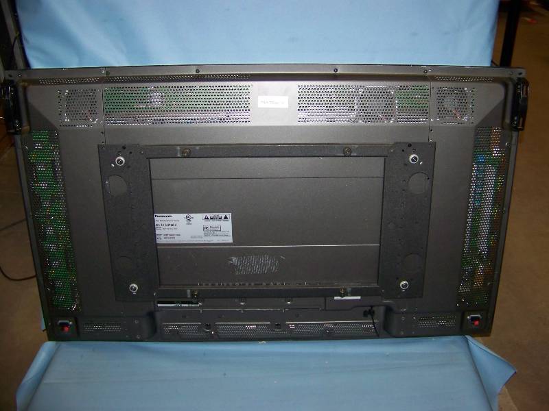 lot 4 image: 50, Panasonic, HDTV  Television with Remote Control and Chief Wall Mount