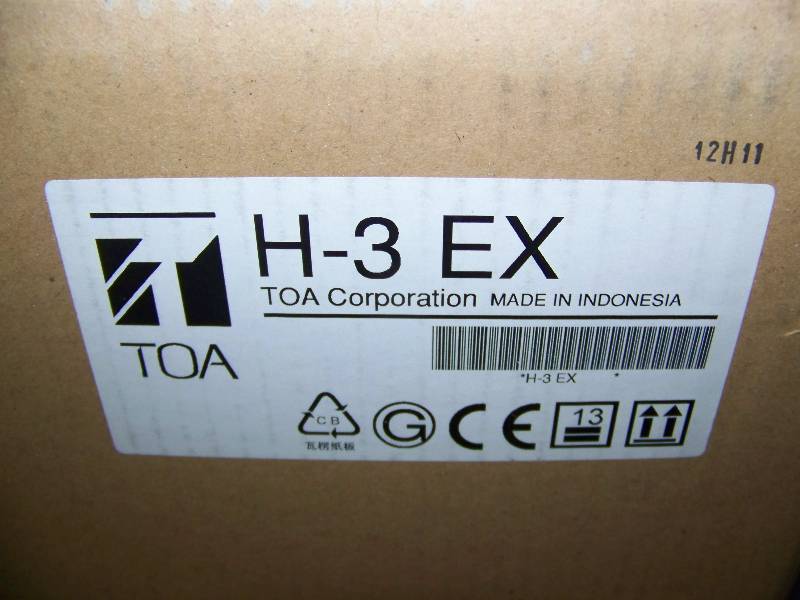 lot 54 image: TOA, 2-Way, Wall Mounted, Speaker  Loudspeaker - BRAND NEW