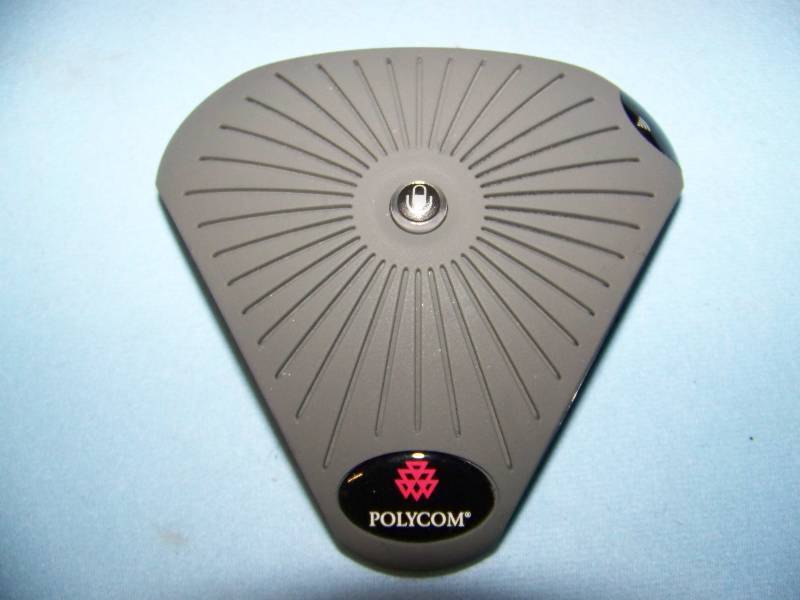lot 66 image: (10) Polycom, Mic pods  Micpods  Teleconferencing Mics