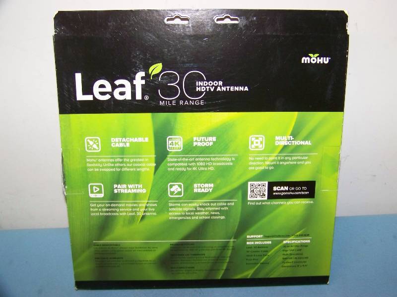 lot 84 image: MOHU, Leaf 30, Indoor, HDTV Antenna