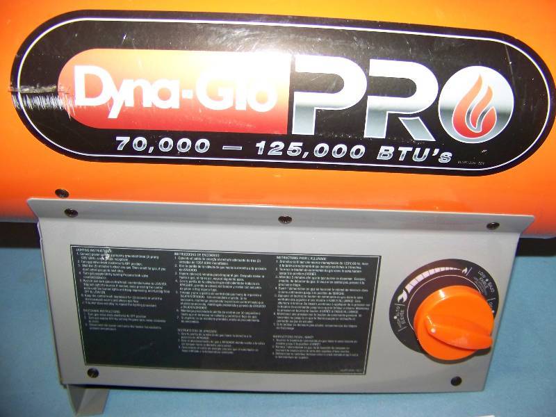 lot 141 image: Dyna-Glo PRO, Portable, Forced Air Heater in Original Box