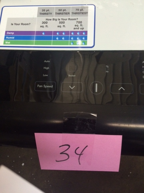 lot 34 image: Kenmore KM70 Kenmore 70 Pint Dehumidifier