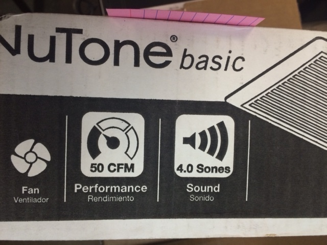 lot 49 image: NuTone Ventilation Fan