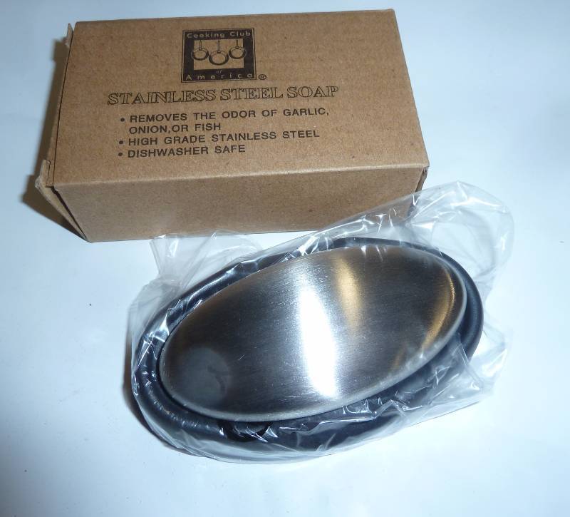 80 stainless steel soaps - removes onionfish smells from your hands