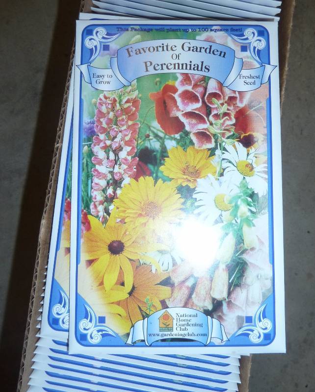 approx 150 flower packages - large 5g packages, Perennials
