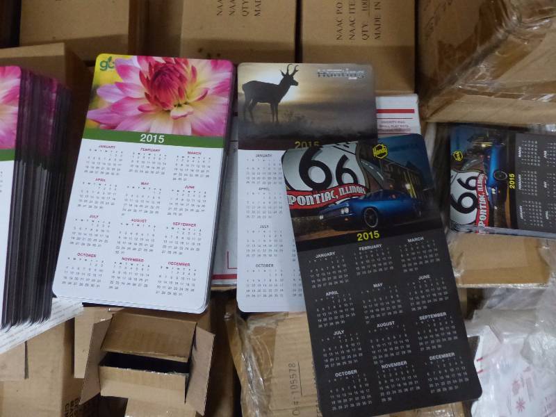 600 sheet magnets, were calendars, use for crafting projects