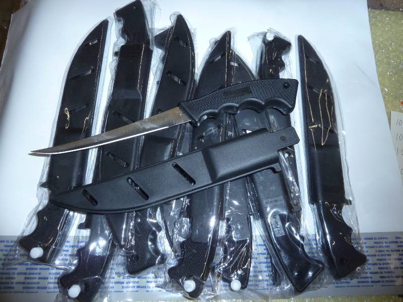 10 filet knives with sheath - proflex angler