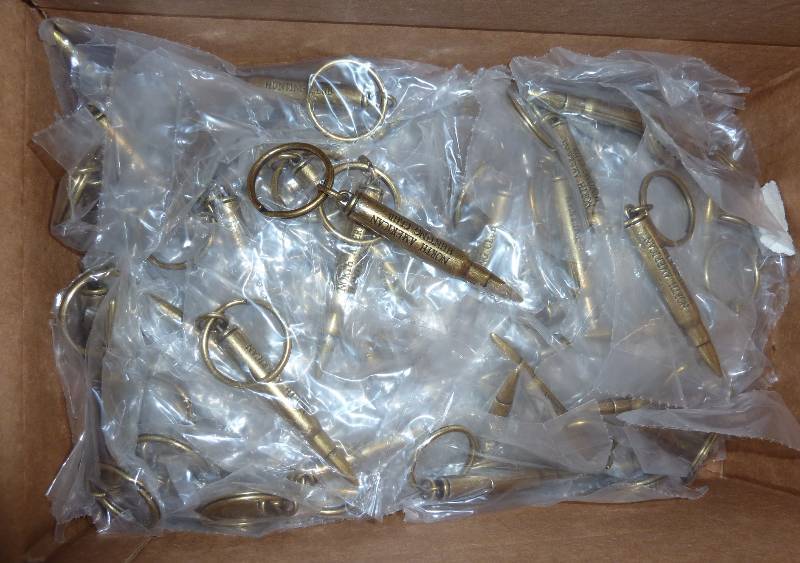 100 bullet keychains - north american hunting club