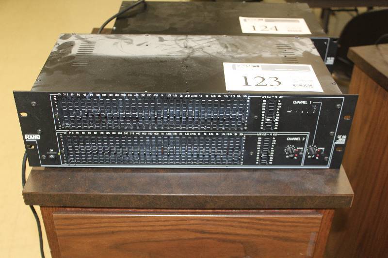 lot 123 image: Rane 2-Channel Graphic Equalizer