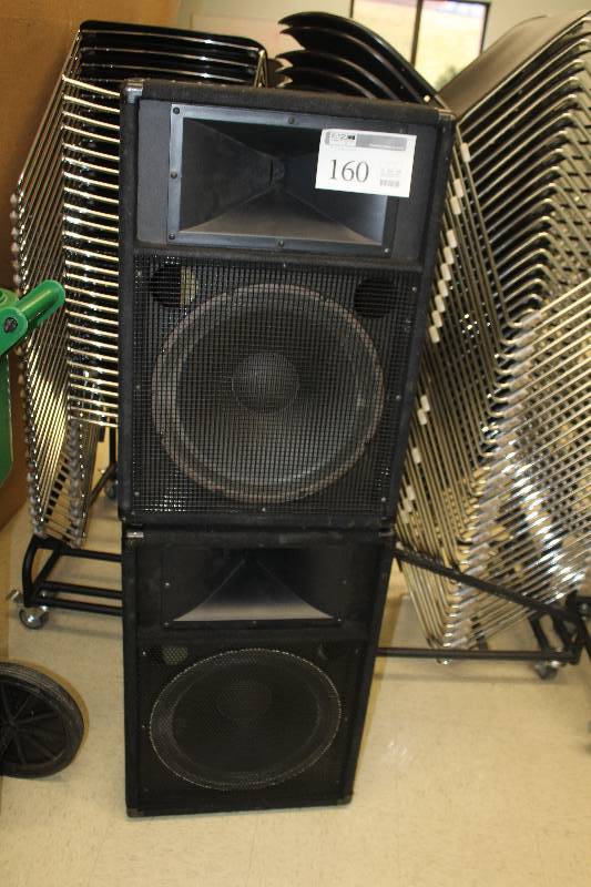 lot 160 image: Lot of (2) Yamaha 2-Way Speakers