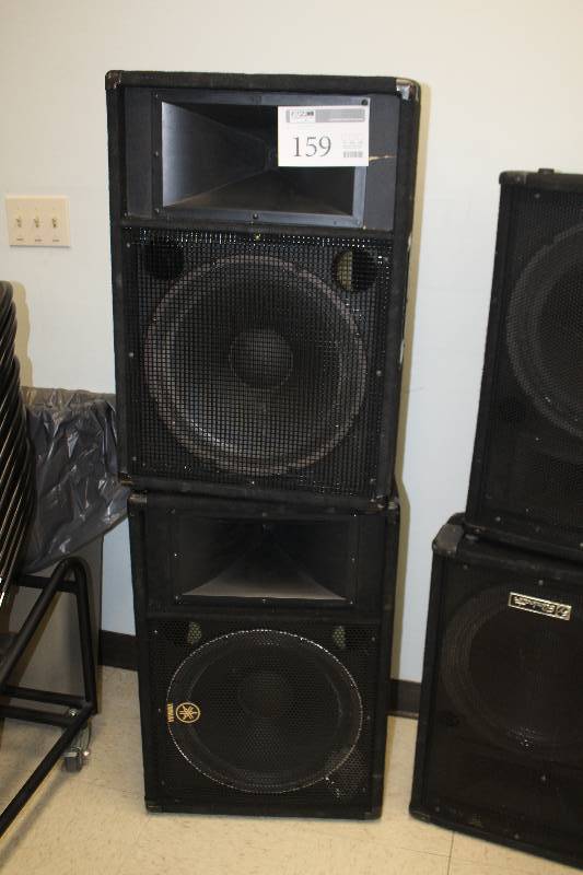 lot 159 image: Lot of (2) Yamaha 2-Way Speakers