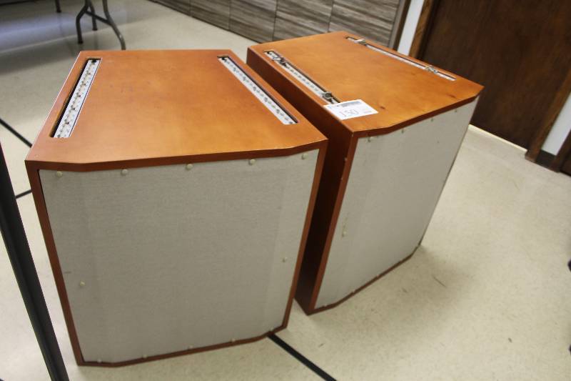 lot 150 image: Lot of (2) EV Fixed Installation Speakers