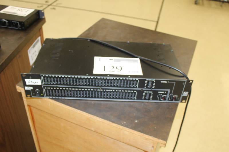 lot 129 image: Rane 2-Channel Graphic Equalizer