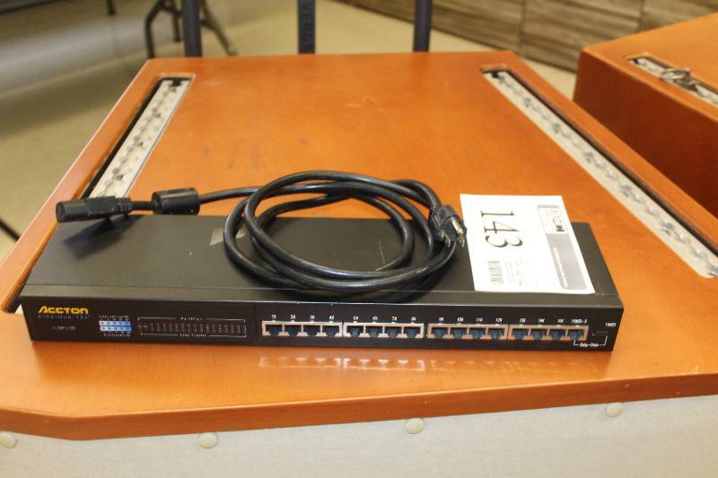 lot 143 image: Accton 16-Port Etherhub