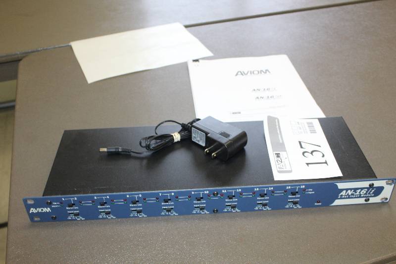 lot 137 image: Aviom A-Net Input Module w User Guide
