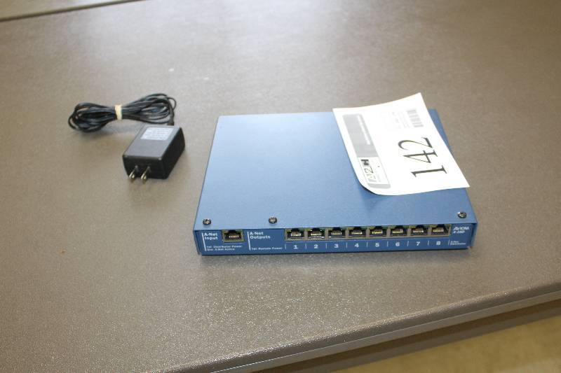 lot 142 image: Aviom 8-Port Ethernet Hub