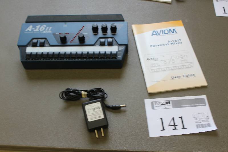 lot 141 image: Aviom Personal Mixer w User Guide