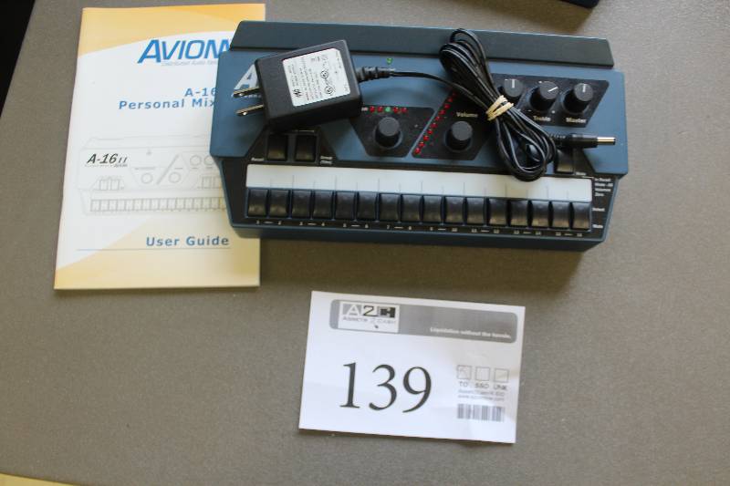 lot 139 image: Aviom Personal Mixer w User Guide
